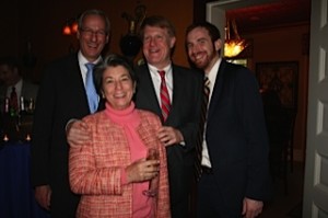 Rep. Dan Frankel, Allegheny County Executive Rich Fitzgerald, City Councilmember Dan Gilman, and Attorney Andrea Geraghty