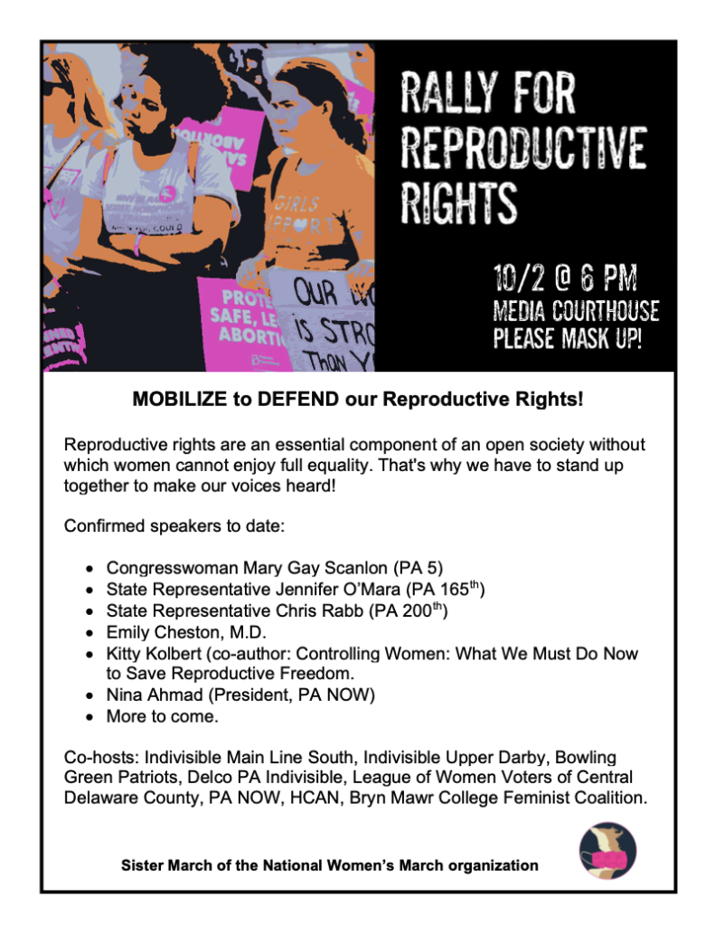 PA NOW Rally for Reproductive Rights